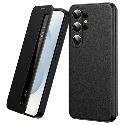 For Samsung Galaxy S26 Ultra Case Smart View Window Leather Phone Cover