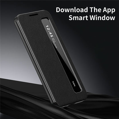 For Samsung Galaxy S26 Ultra Case Smart View Window Leather Phone Cover
