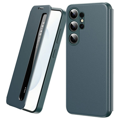 For Samsung Galaxy S26 Ultra Case Smart View Window Leather Phone Cover