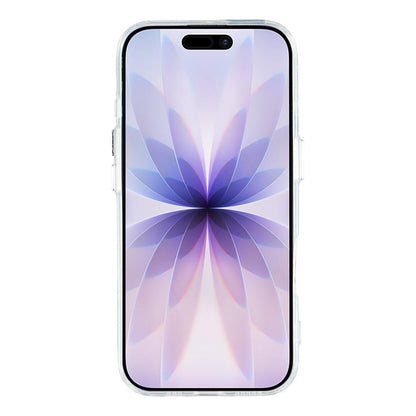 For iPhone 17 Case Striking Phantom Flower TPU Cover with Electroplating Lens Frame