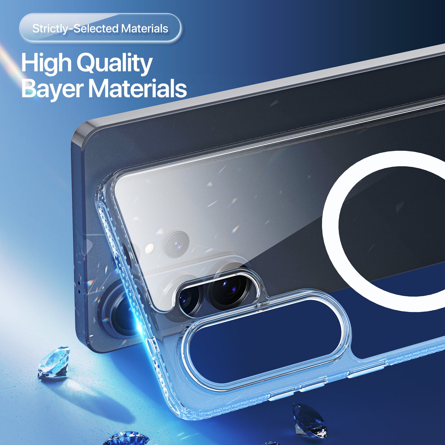 DUX DUCIS For Samsung Galaxy S26 Ultra Back Cover  Clin Series Clear Magnetic Phone Case