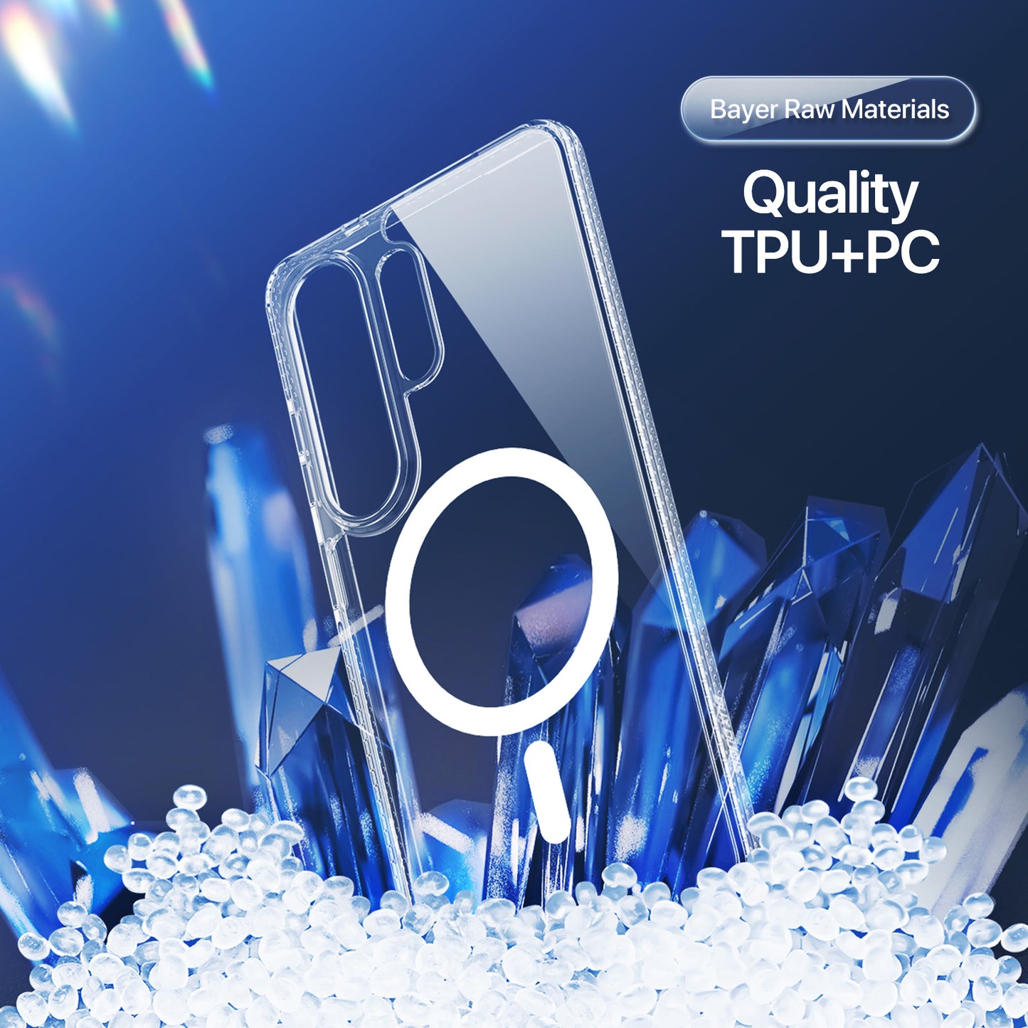 DUX DUCIS For Samsung Galaxy S26 Ultra Back Cover  Clin Series Clear Magnetic Phone Case