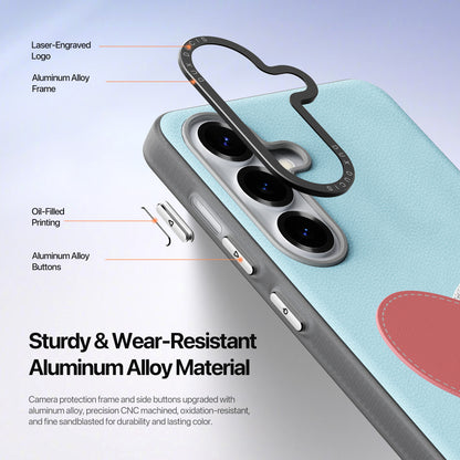 DUX DUCIS For Samsung Galaxy S26+ Case  Luvy Series PU Leather + PC Phone Case with Finger Ring / Strap