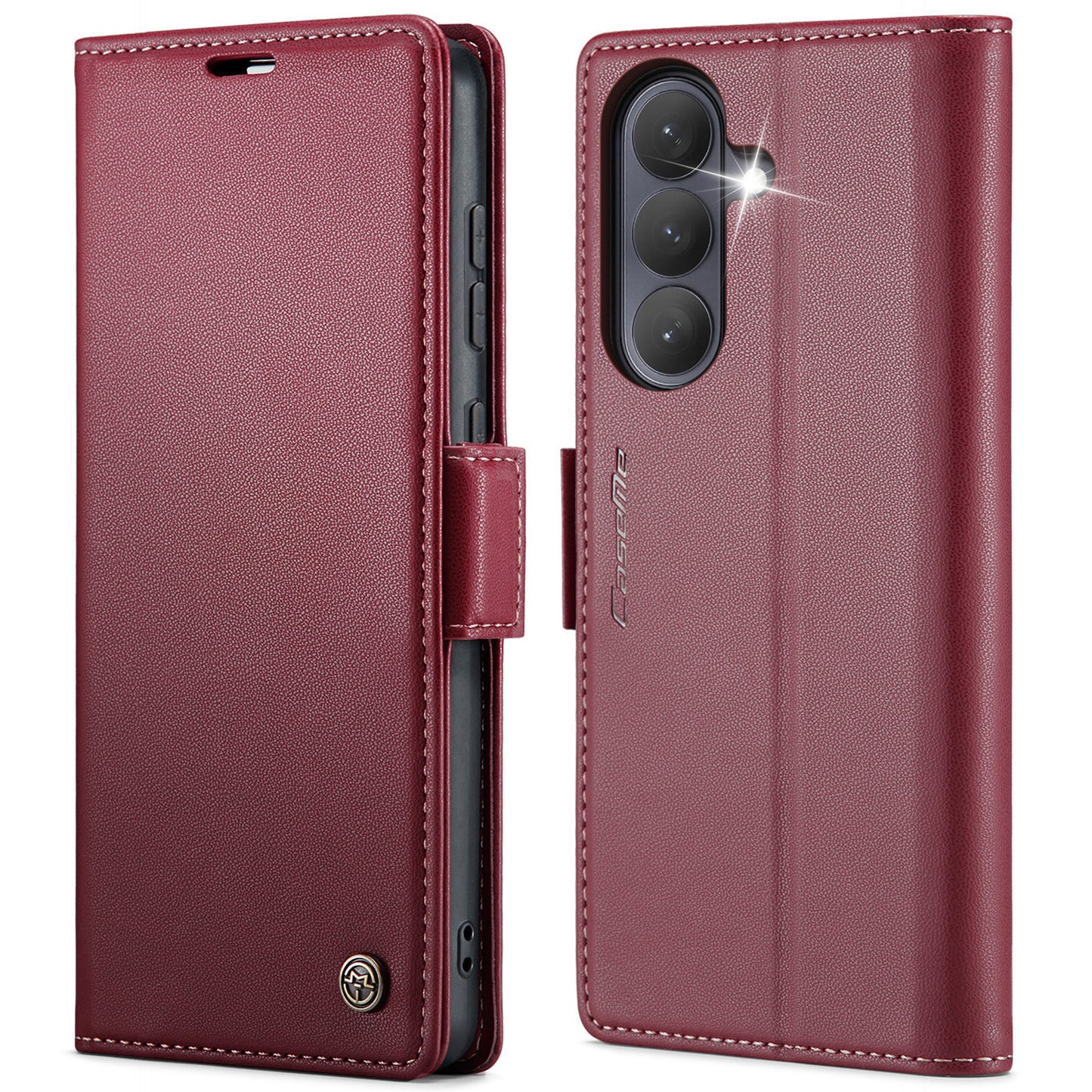 CASEME For Samsung Galaxy S26+ Case  023 Series RFID Blocking Glossy Stand Phone Cover