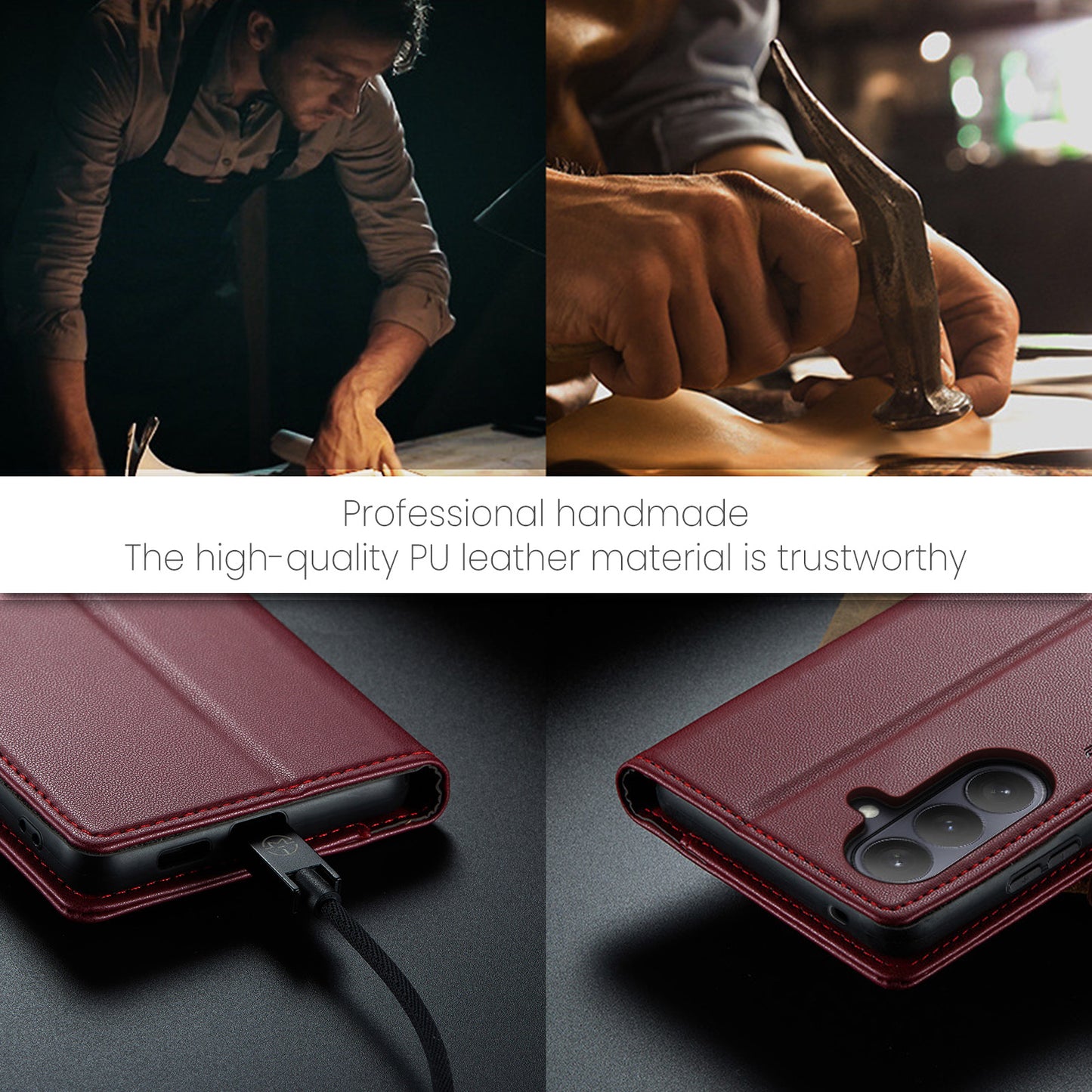 CASEME For Samsung Galaxy S26+ Case  023 Series RFID Blocking Glossy Stand Phone Cover