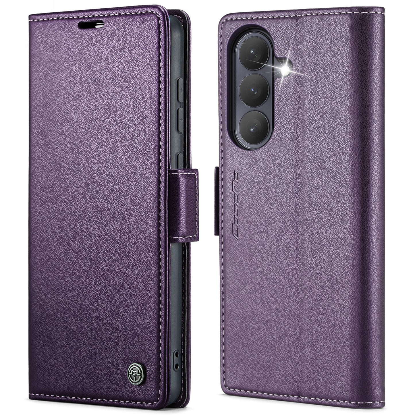 CASEME For Samsung Galaxy S26+ Case  023 Series RFID Blocking Glossy Stand Phone Cover