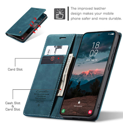 CASEME For Samsung Galaxy S26+ Wallet Case  013 Series PU Leather Phone Cover Stand