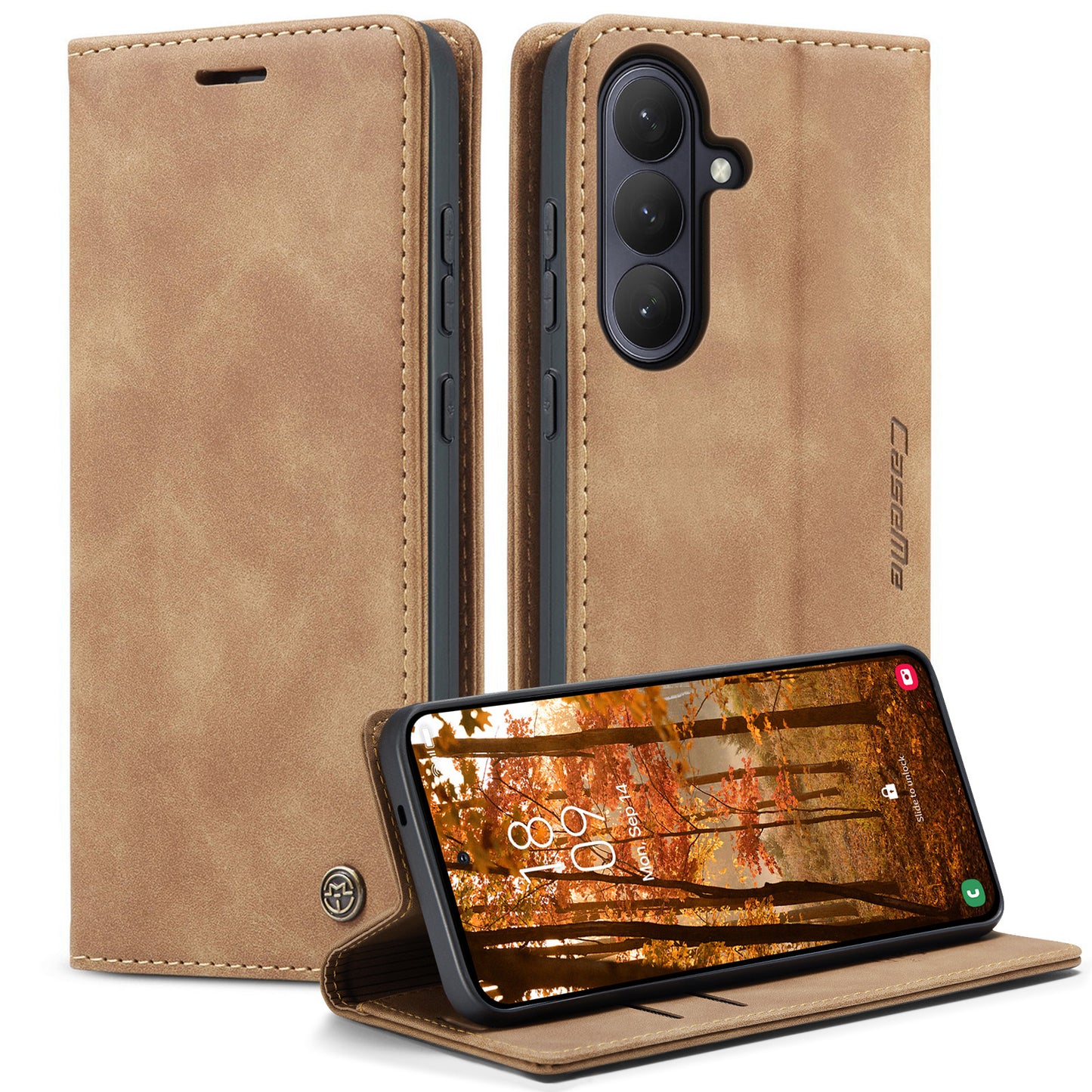 CASEME For Samsung Galaxy S26+ Wallet Case  013 Series PU Leather Phone Cover Stand