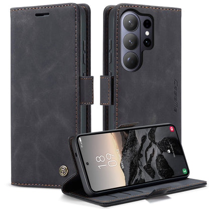 CASEME For Samsung Galaxy S26 Ultra Wallet Case  013 Series PU Leather Phone Cover Stand