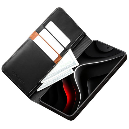 QIALINO For Samsung Galaxy S26 Ultra Case Wallet Flip Stand Phone Cover Genuine Cow Leather