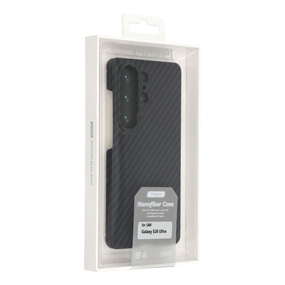 X-LEVEL For Samsung Galaxy S26 Ultra Magnetic Case Carbon Fiber Texture Ultra-Thin PC Hard Phone Cover