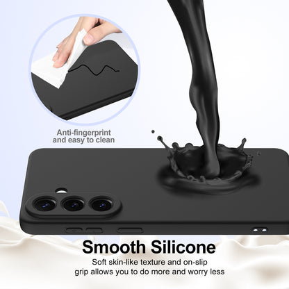 For Samsung Galaxy S26+ Magnetic Case Anti-Drop Liquid Silicone Phone Cover