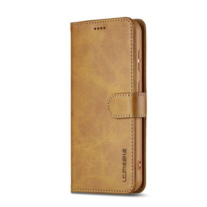 LC.IMEEKE For Samsung Galaxy S26+ Case Wallet Calf Texture Leather Phone Cover
