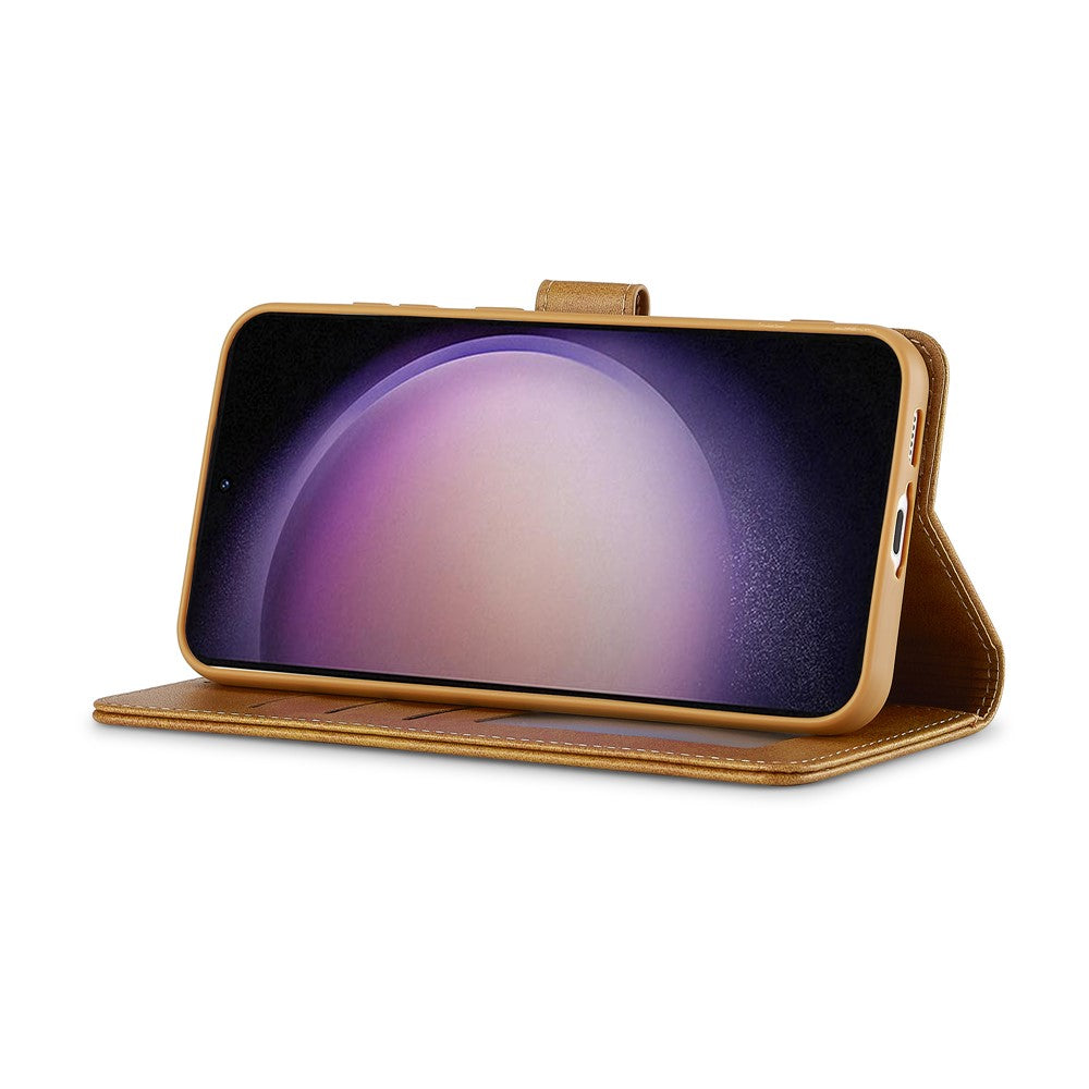 LC.IMEEKE For Samsung Galaxy S26+ Case Wallet Calf Texture Leather Phone Cover