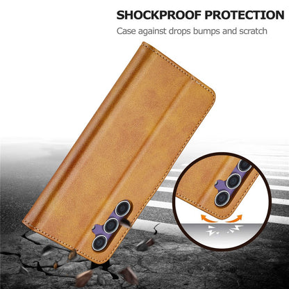 LC.IMEEKE For Samsung Galaxy S26+ Case Wallet Calf Texture Leather Phone Cover