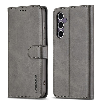 LC.IMEEKE For Samsung Galaxy S26+ Case Wallet Calf Texture Leather Phone Cover