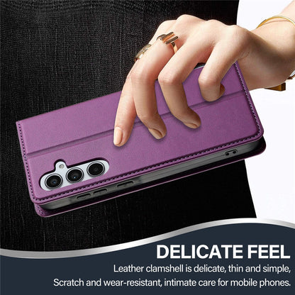 LC.IMEEKE L1 Series for Samsung Galaxy S26+ Case PU Leather Wallet Stand Protective Phone Cover