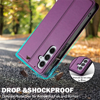 LC.IMEEKE L1 Series for Samsung Galaxy S26+ Case PU Leather Wallet Stand Protective Phone Cover