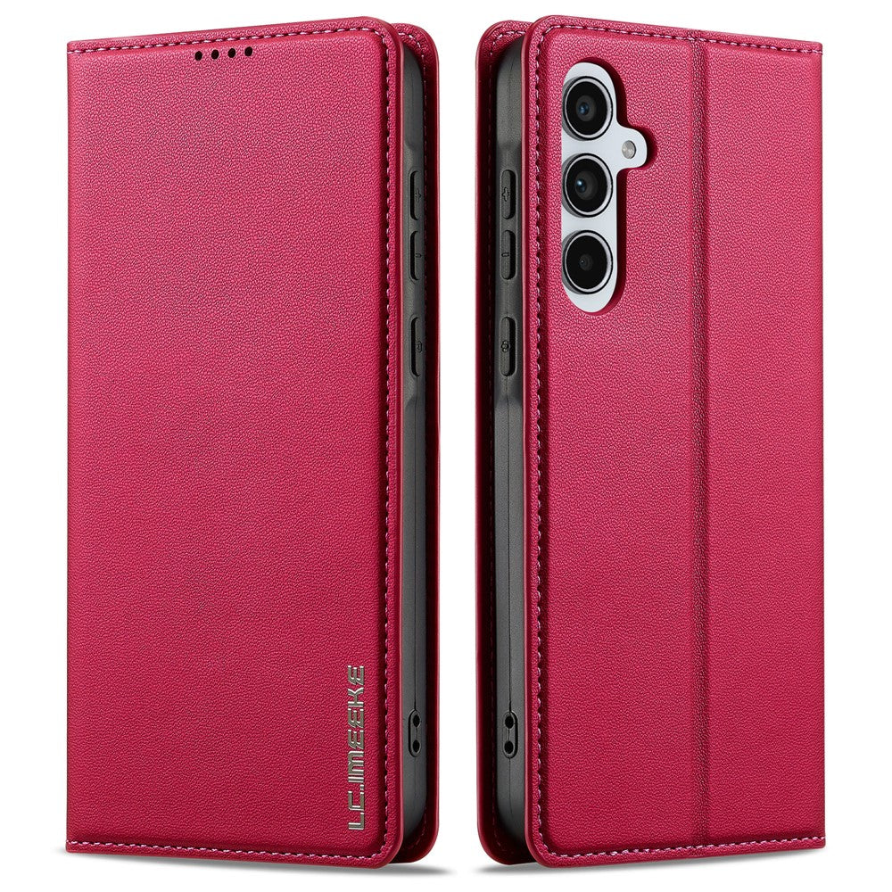 LC.IMEEKE L1 Series for Samsung Galaxy S26+ Case PU Leather Wallet Stand Protective Phone Cover