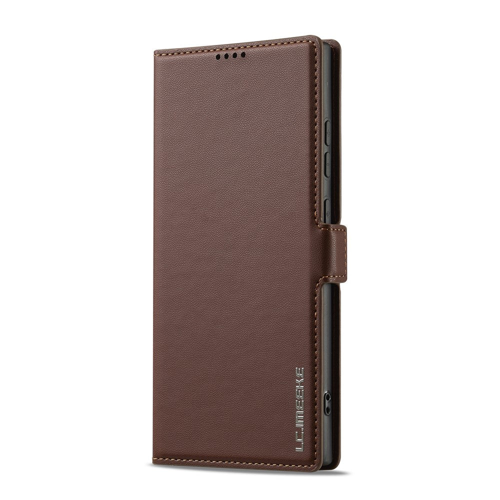 LC.IMEEKE L1 Series for Samsung Galaxy S26 Ultra Case PU Leather Wallet Stand Protective Phone Cover