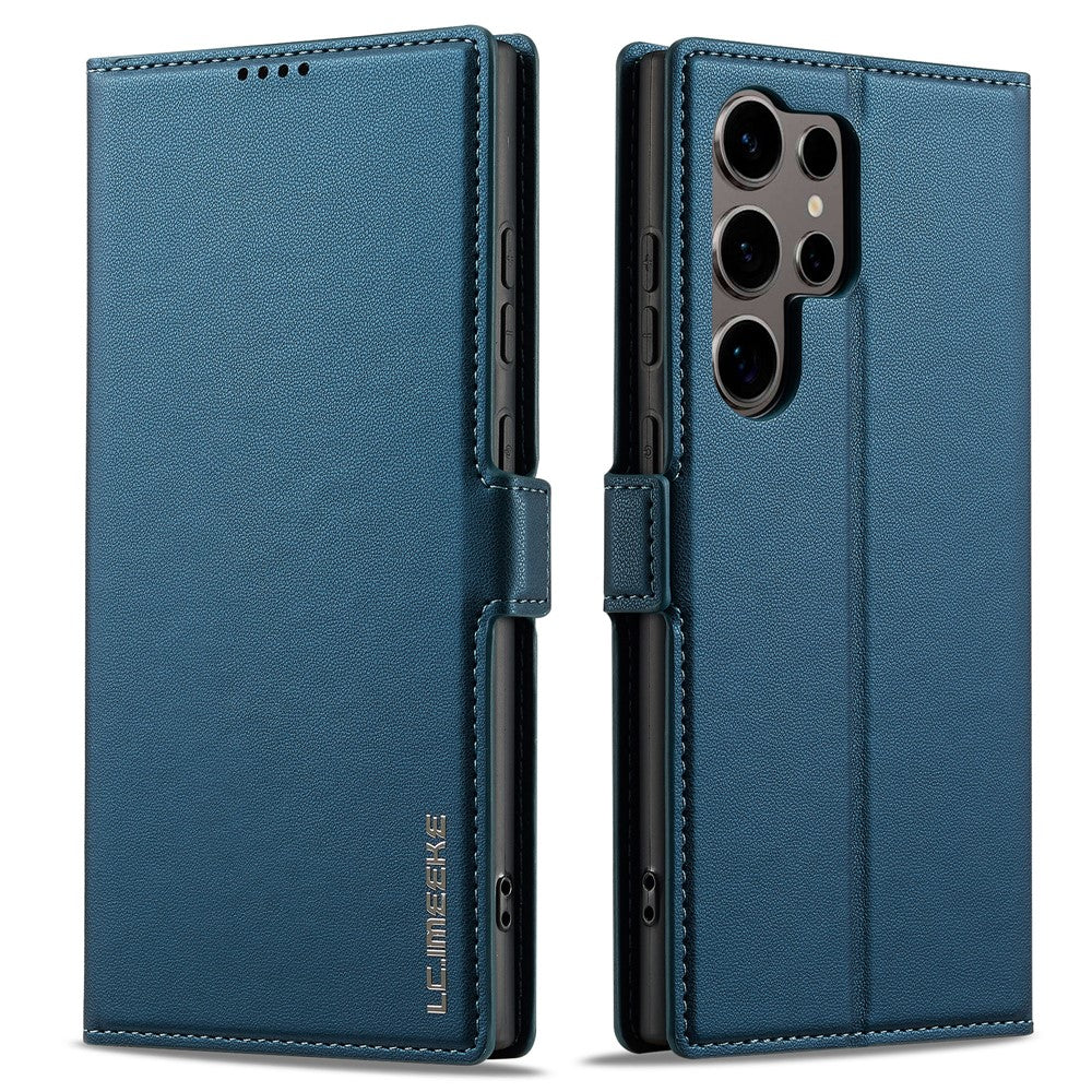 LC.IMEEKE L1 Series for Samsung Galaxy S26 Ultra Case PU Leather Wallet Stand Protective Phone Cover