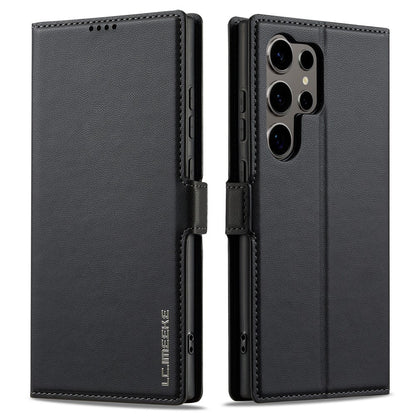 LC.IMEEKE L1 Series for Samsung Galaxy S26 Ultra Case PU Leather Wallet Stand Protective Phone Cover