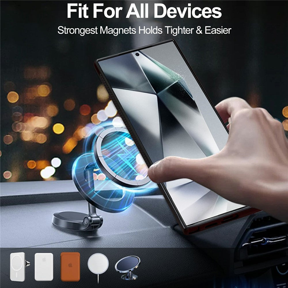 LC.IMEEKE L2 Series for Samsung Galaxy S26 Ultra Case PU Leather Wallet Detachable Magnetic Phone Cover