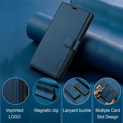 LC.IMEEKE L2 Series for Samsung Galaxy S26 Ultra Case PU Leather Wallet Detachable Magnetic Phone Cover