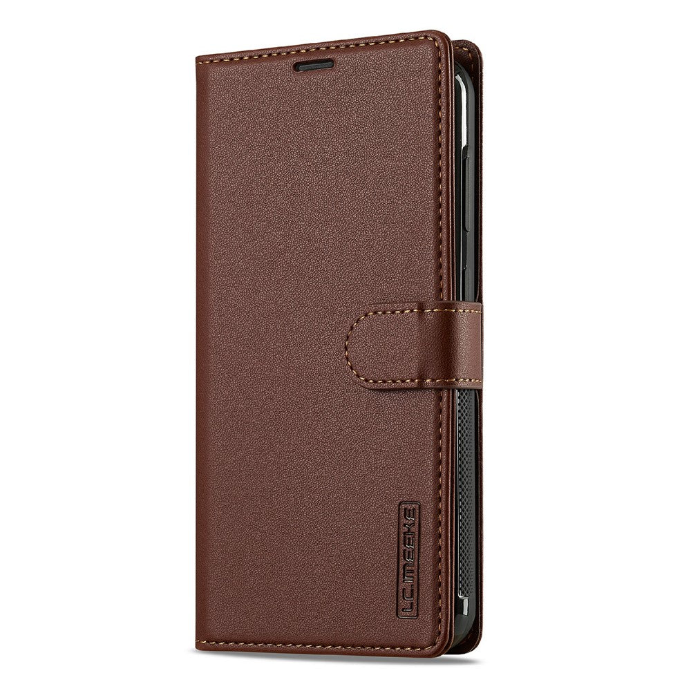 LC.IMEEKE L2 Series for Samsung Galaxy S26+ Case PU Leather Wallet Detachable Magnetic Phone Cover