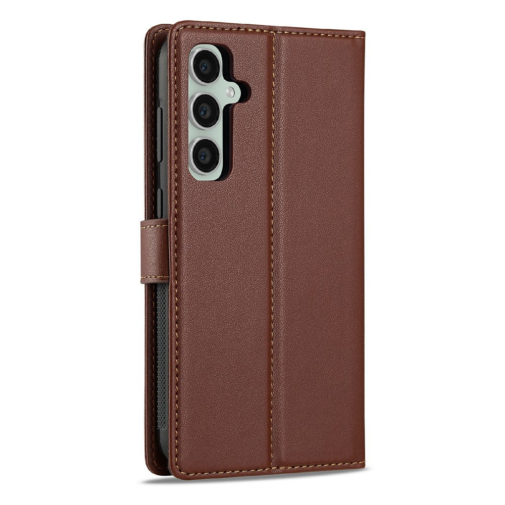 LC.IMEEKE L2 Series for Samsung Galaxy S26+ Case PU Leather Wallet Detachable Magnetic Phone Cover