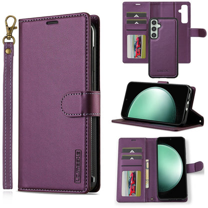 LC.IMEEKE L2 Series for Samsung Galaxy S26+ Case PU Leather Wallet Detachable Magnetic Phone Cover