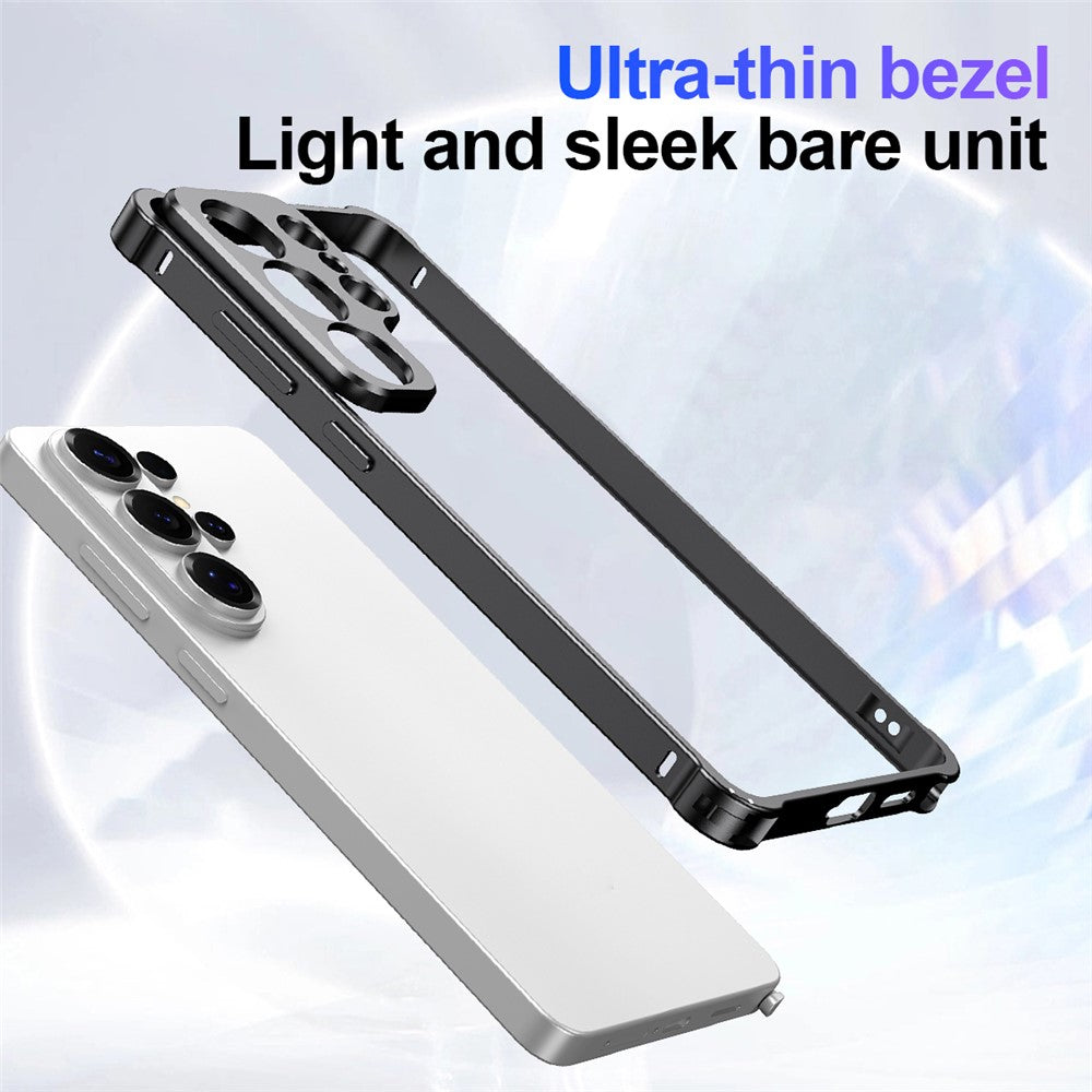 For Samsung Galaxy S26 Ultra Bumper Case Alloy Frame Cover with Lens Frame