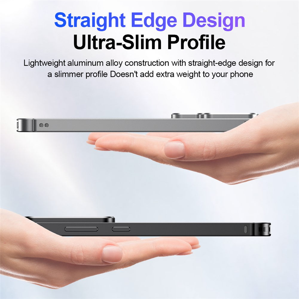 For Samsung Galaxy S26 Ultra Bumper Case Alloy Frame Cover with Lens Frame