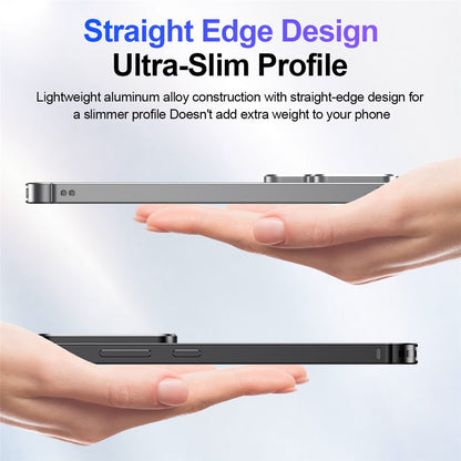 For Samsung Galaxy S26 Ultra Bumper Case Alloy Frame Cover with Lens Frame