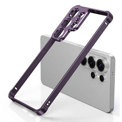 For Samsung Galaxy S26 Ultra Bumper Case Alloy Frame Cover with Lens Frame