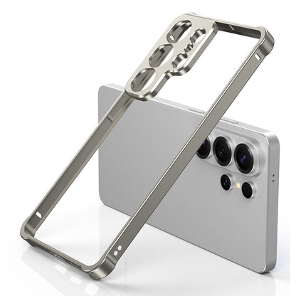 For Samsung Galaxy S26 Ultra Bumper Case Alloy Frame Cover with Lens Frame