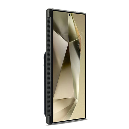 LC.IMEEKE L3 For Samsung Galaxy S26 Ultra Magnetic Case Detachable Card Holder Leather TPU Mobile Cover