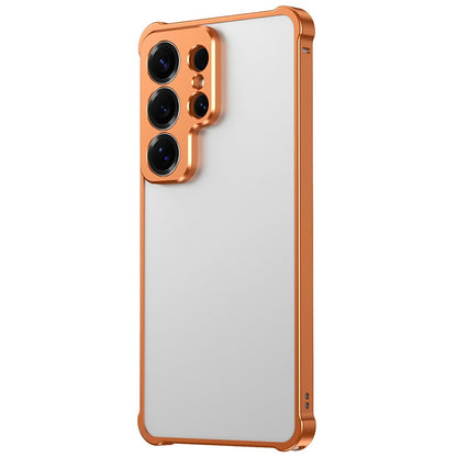 For Samsung Galaxy S26+ Bumper Case Alloy Frame Cover with Lens Frame