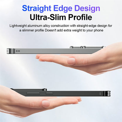 For Samsung Galaxy S26+ Bumper Case Alloy Frame Cover with Lens Frame