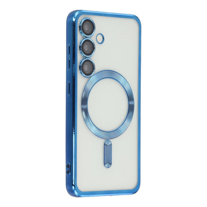 For Samsung Galaxy S26+ Magnetic Case CD Veins Glass Lens Guard TPU Phone Back Cover