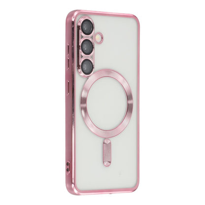 For Samsung Galaxy S26+ Magnetic Case CD Veins Glass Lens Guard TPU Phone Back Cover