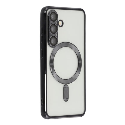 For Samsung Galaxy S26+ Magnetic Case CD Veins Glass Lens Guard TPU Phone Back Cover