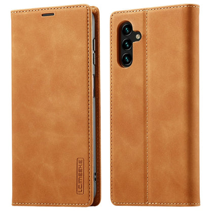 LC.IMEEKE For Samsung Galaxy S26+ Case Wallet Microfiber Leather Phone Cover