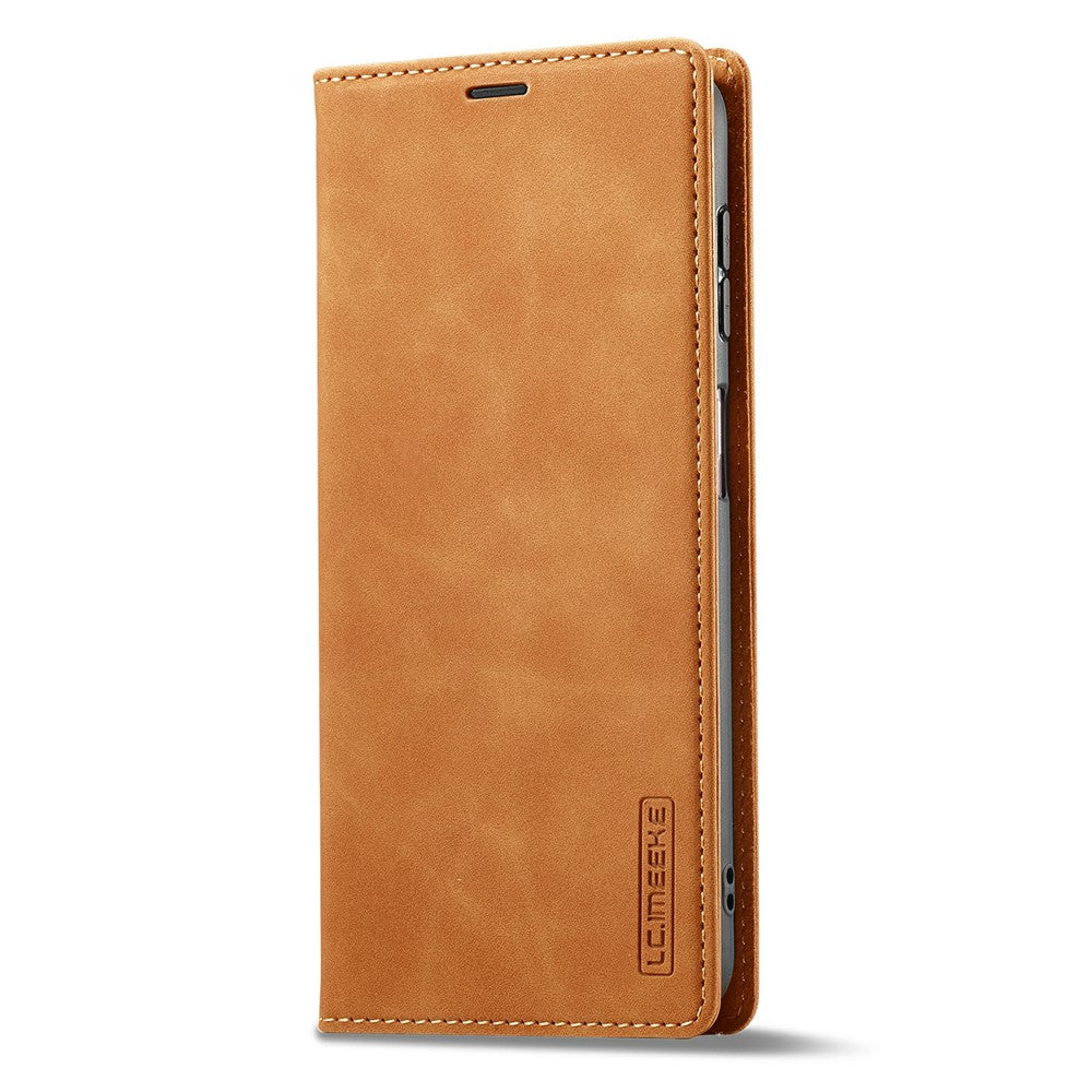 LC.IMEEKE For Samsung Galaxy S26+ Case Wallet Microfiber Leather Phone Cover