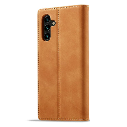 LC.IMEEKE For Samsung Galaxy S26+ Case Wallet Microfiber Leather Phone Cover