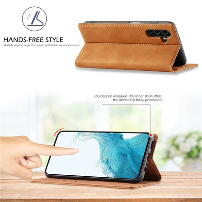 LC.IMEEKE For Samsung Galaxy S26+ Case Wallet Microfiber Leather Phone Cover