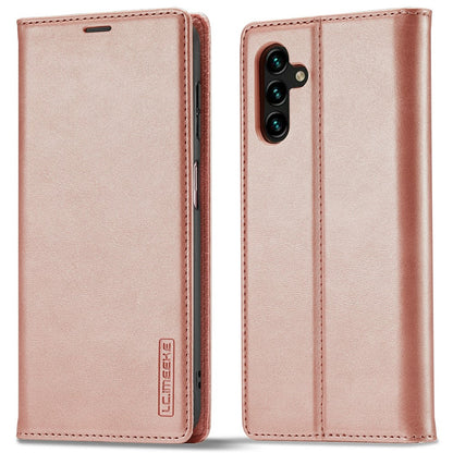LC.IMEEKE For Samsung Galaxy S26+ Case Wallet Microfiber Leather Phone Cover