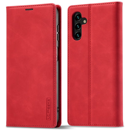 LC.IMEEKE For Samsung Galaxy S26+ Case Wallet Microfiber Leather Phone Cover
