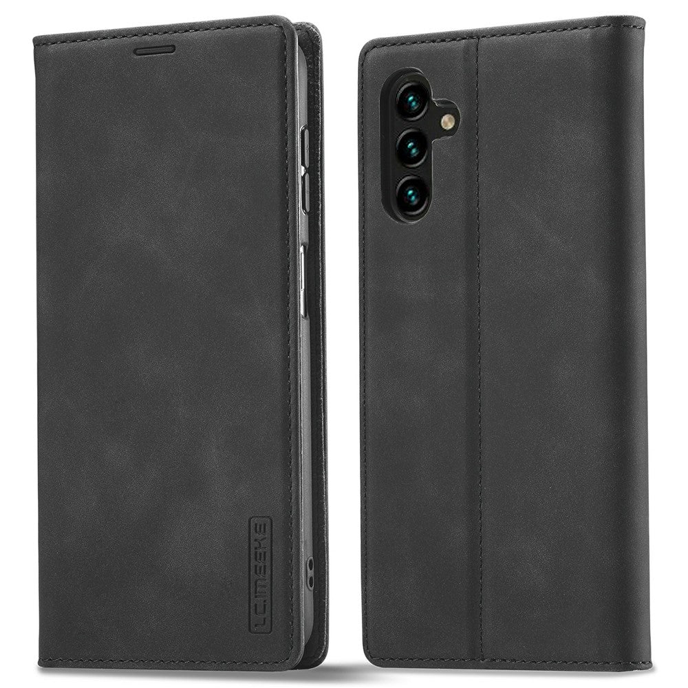 LC.IMEEKE For Samsung Galaxy S26+ Case Wallet Microfiber Leather Phone Cover