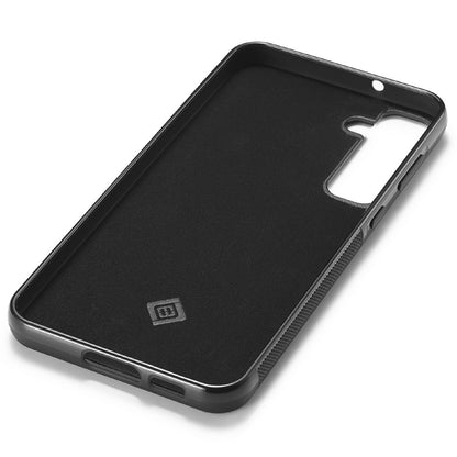LC.IMEEKE For Samsung Galaxy S26+ Case Carbon Fiber Texture Leather + TPU + EVA Phone Cover